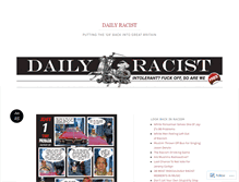 Tablet Screenshot of dailyracist.org